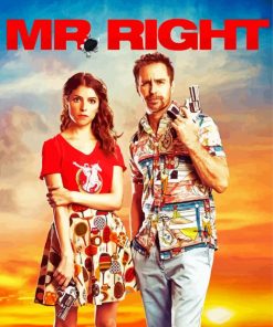 Mr Right Poster paint by number