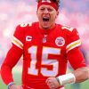 Patrick Mahomes American Football Player Paint by number