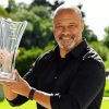 Paul Mcgrath With A Trophy paint by number