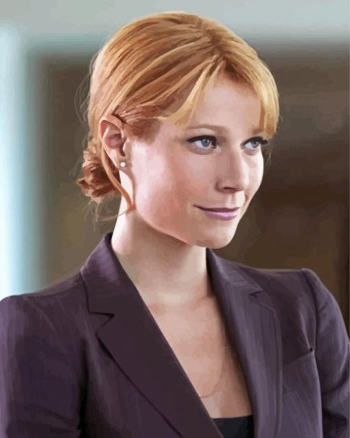 Pepper Potts paint by number