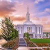 Pocatello Temple Idaho paint by number