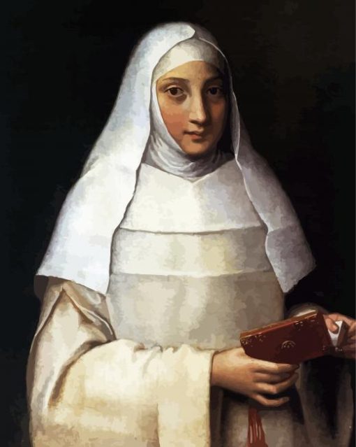 Portrait Of Elena Anguissola Sofonisba paint by number
