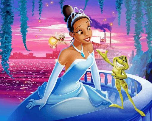 Princess And Frog paint by number