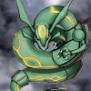 Rayquaza Dragon paint by number