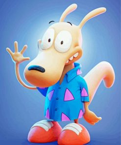Rocko Illustration paint by number