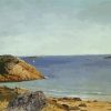 Rocky Coast By John Frederick Kensett paint by number