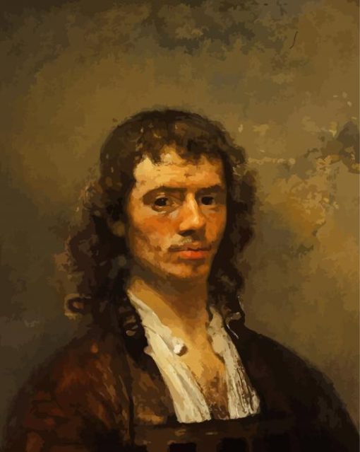 Self Portrait Carel Fabritius paint by number