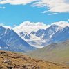 Snowy Altai Mountains Paint by number