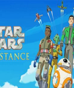 Star Wars Resistance paint by number