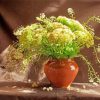 Sunny Bouquet Of Alyssum Paint by number