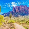 Superstition Mountains paint by number