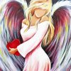 The Angel Of Love Paint by number