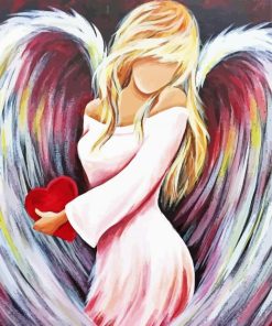 The Angel Of Love Paint by number