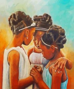 Three Black Girlfriends paint by number