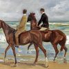 Two Riders On The Beach By Max Liebermann paint by number