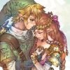 Zelda And Link Art paint by number