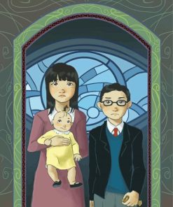 A Series Of Unfortunate Events Art Illustration paint by number