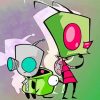 Aesthetic Invader Zim paint by number