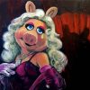 Aesthetic Miss Piggy paint by number
