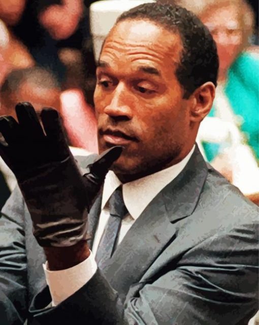 Aesthetic OJ Simpson paint by number