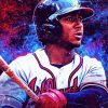 Aesthetic Ozzie Albies paint by number
