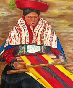 Aesthetic Peru Woman paint by number