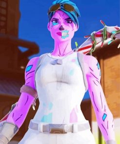 Aesthetic Pink Ghoul Trooper paint by number
