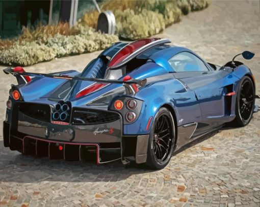 Aesthetic Pagani Huayra paint by number