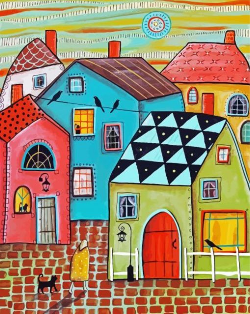 Aesthetic Town Karla Gerard paint by number