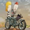 Beavis And Butthead Illustration paint by number