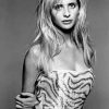Black And White Young Sarah Gellar paint by number