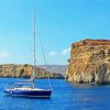 Comino Sailing Boat paint by number