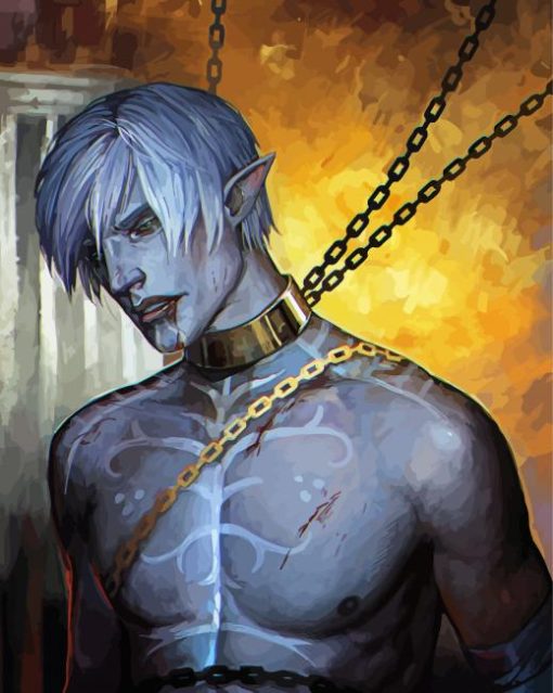 Cool Fenris paint by number