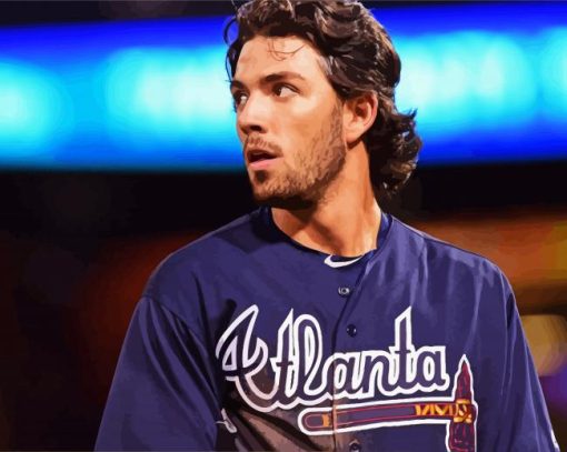 Cool Dansby Swanson paint by number