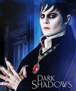 Dark Shadows Poster paint by number