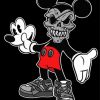 Drippy Mickey Mouse Skull paint by number