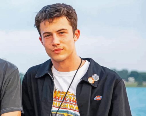 Dylan Minnette paint by number