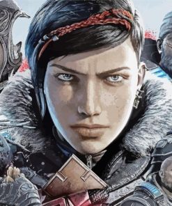 Gears Of War 5 Game Characters paint by number