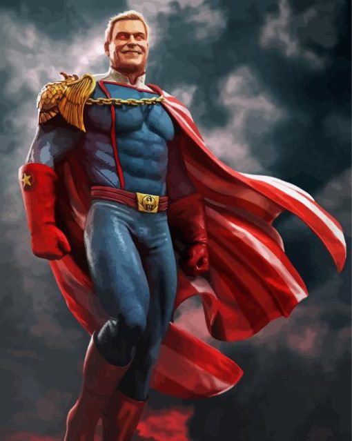 Homelander Character paint by number