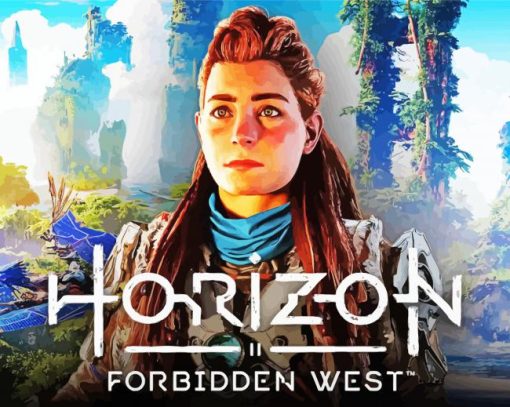 Horizon Forbidden West Video Game paint by number