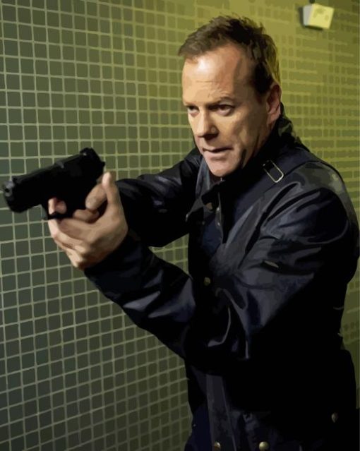 Jack Bauer paint by number