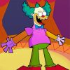 Krusty Clown Paint by number