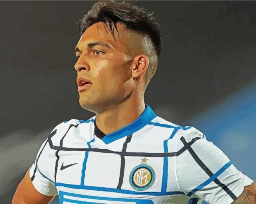 Lautaro Martinez paint by number