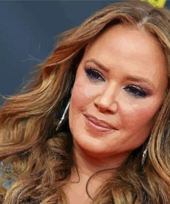 Leah Remini paint by number