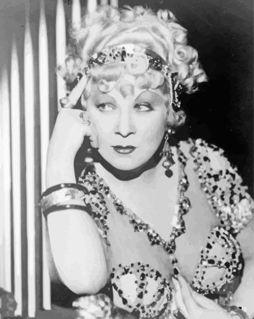 Mae West paint by number