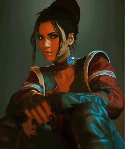 Panam Cyberpunk Character paint by number