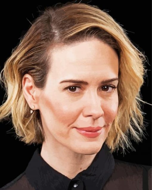Sarah Paulson paint by number