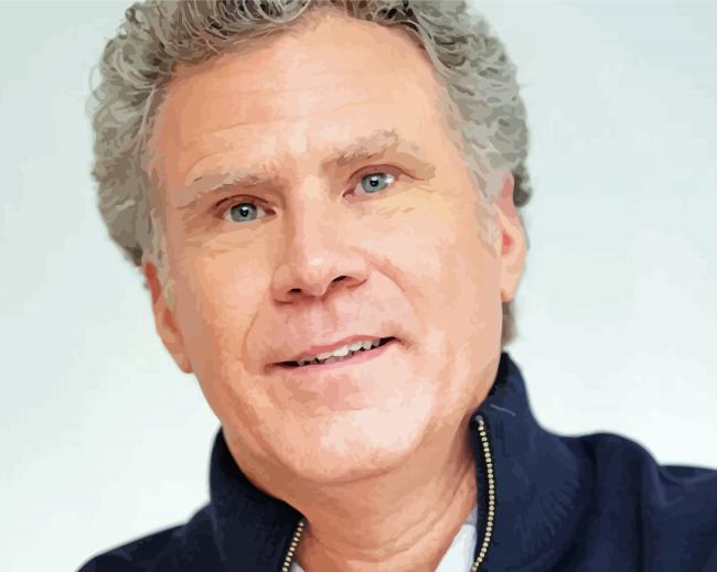 The Actor Will Ferrel paint by number