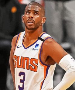 The Basketball Player Chris Paul paint by number