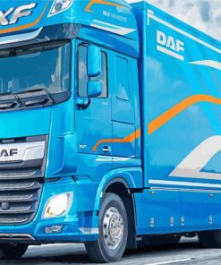 Trucks Daf paint by number